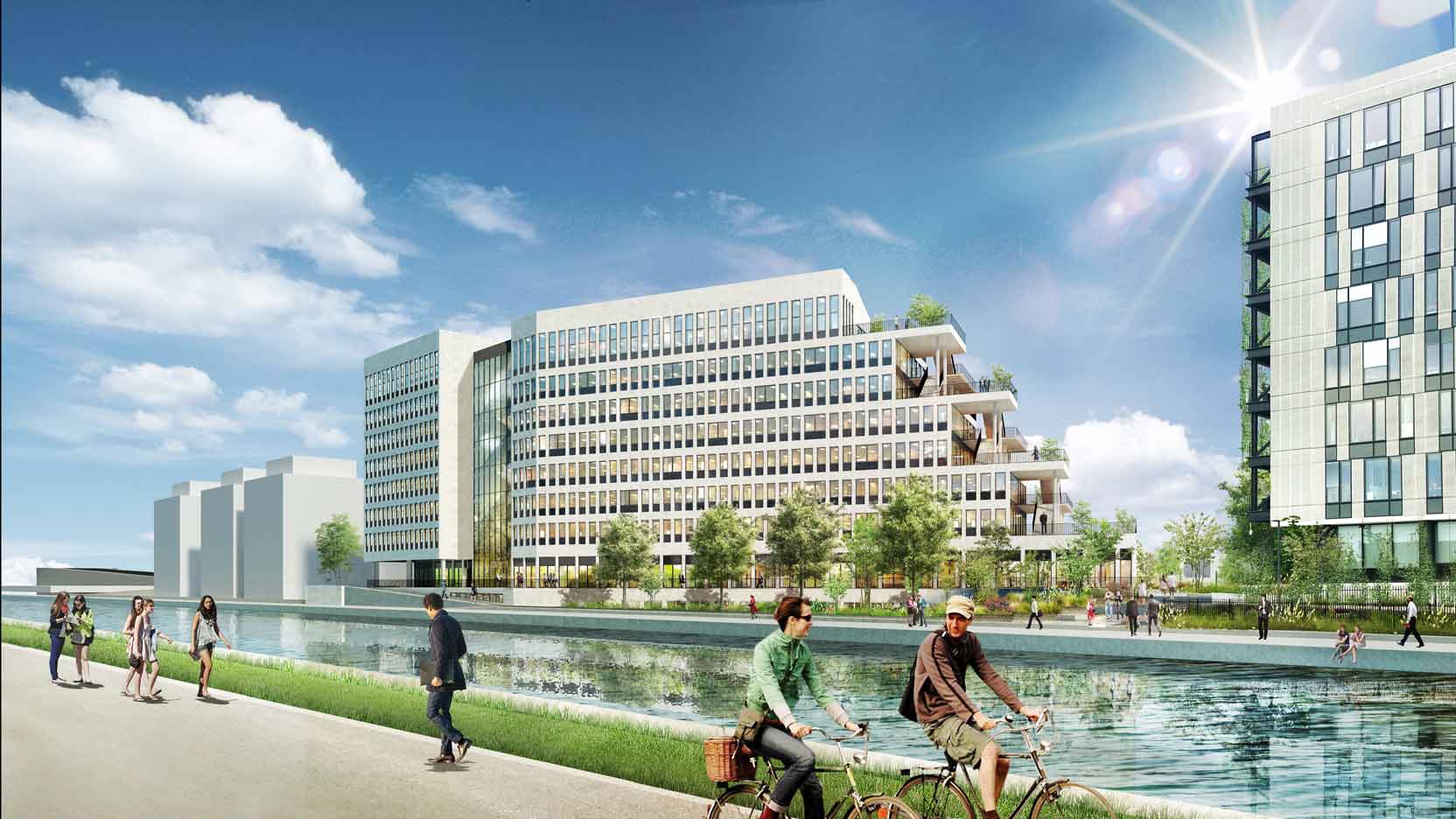 Vefa Sur L Immeuble De Bureaux Irrigo A Bobigny Ga Smart Building